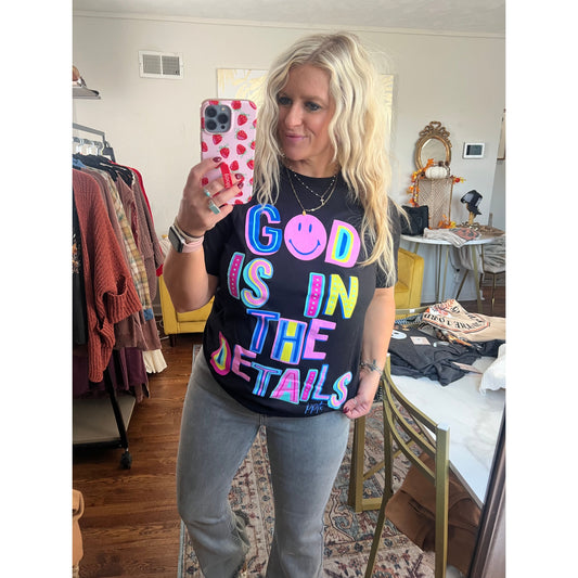 God is in the Details=Tee