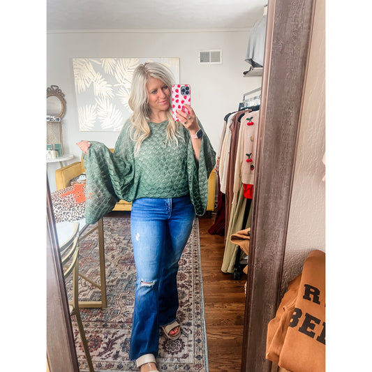 Free Spirit Bell Sleeve Top