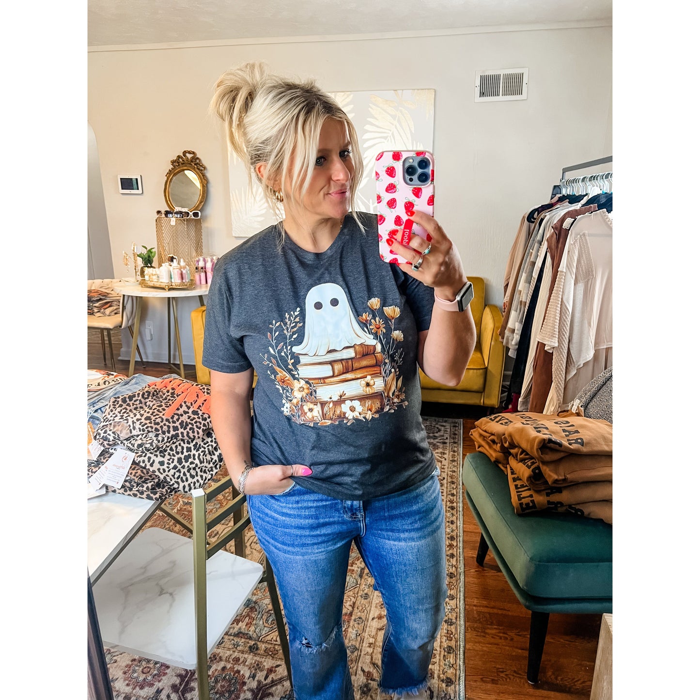 Book Loving Boo Tee