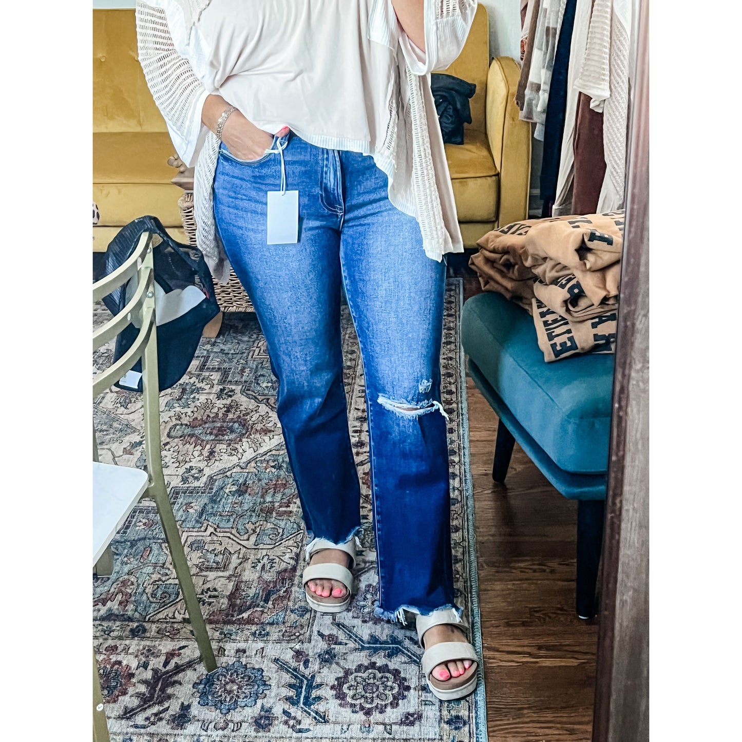 Ditzy Distressed Denim