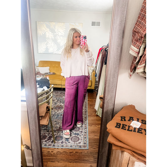 Oversized Cargo Sweatpants