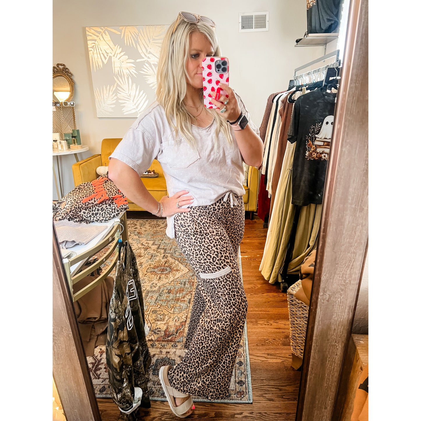 Leopard Print Pants