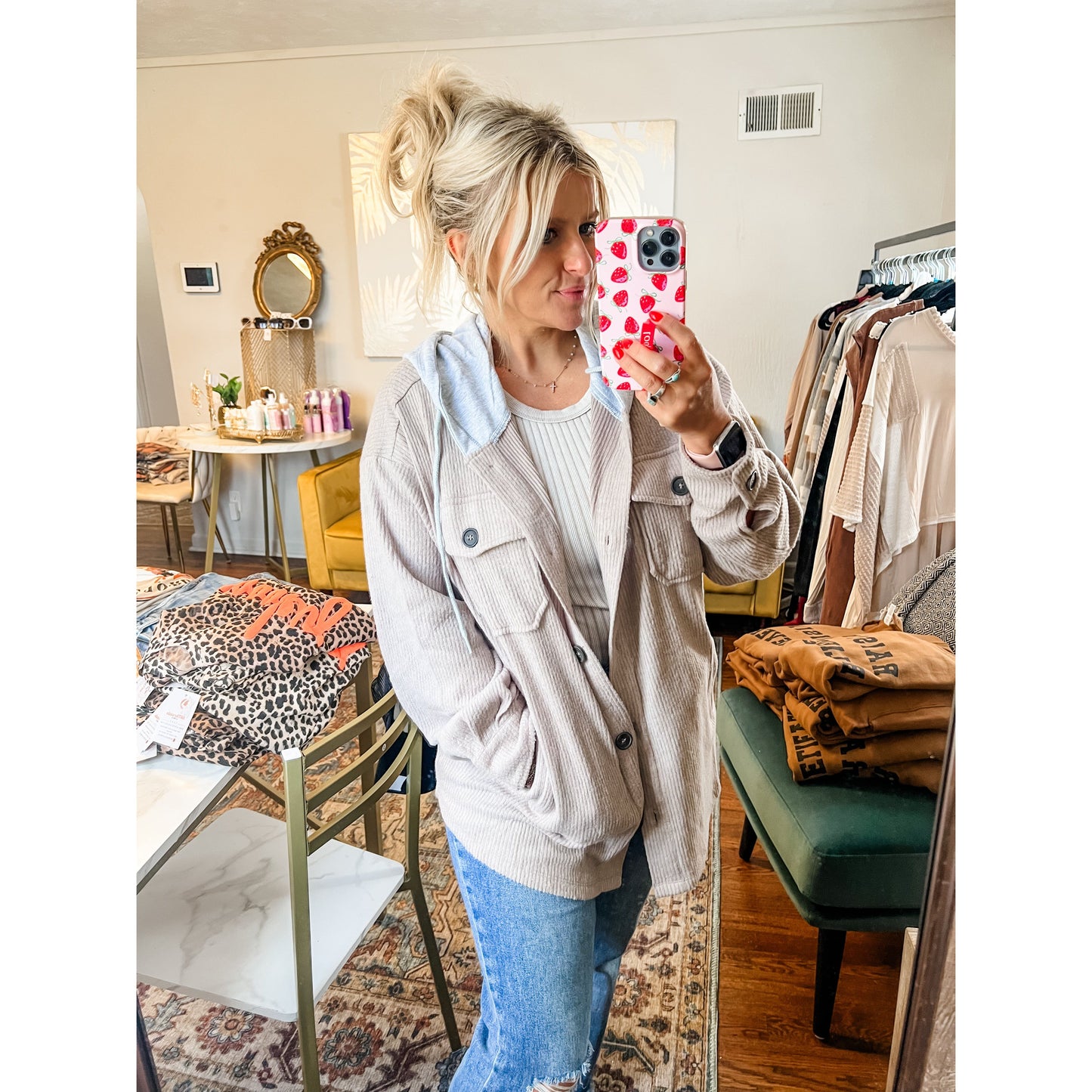Hooded Shacket