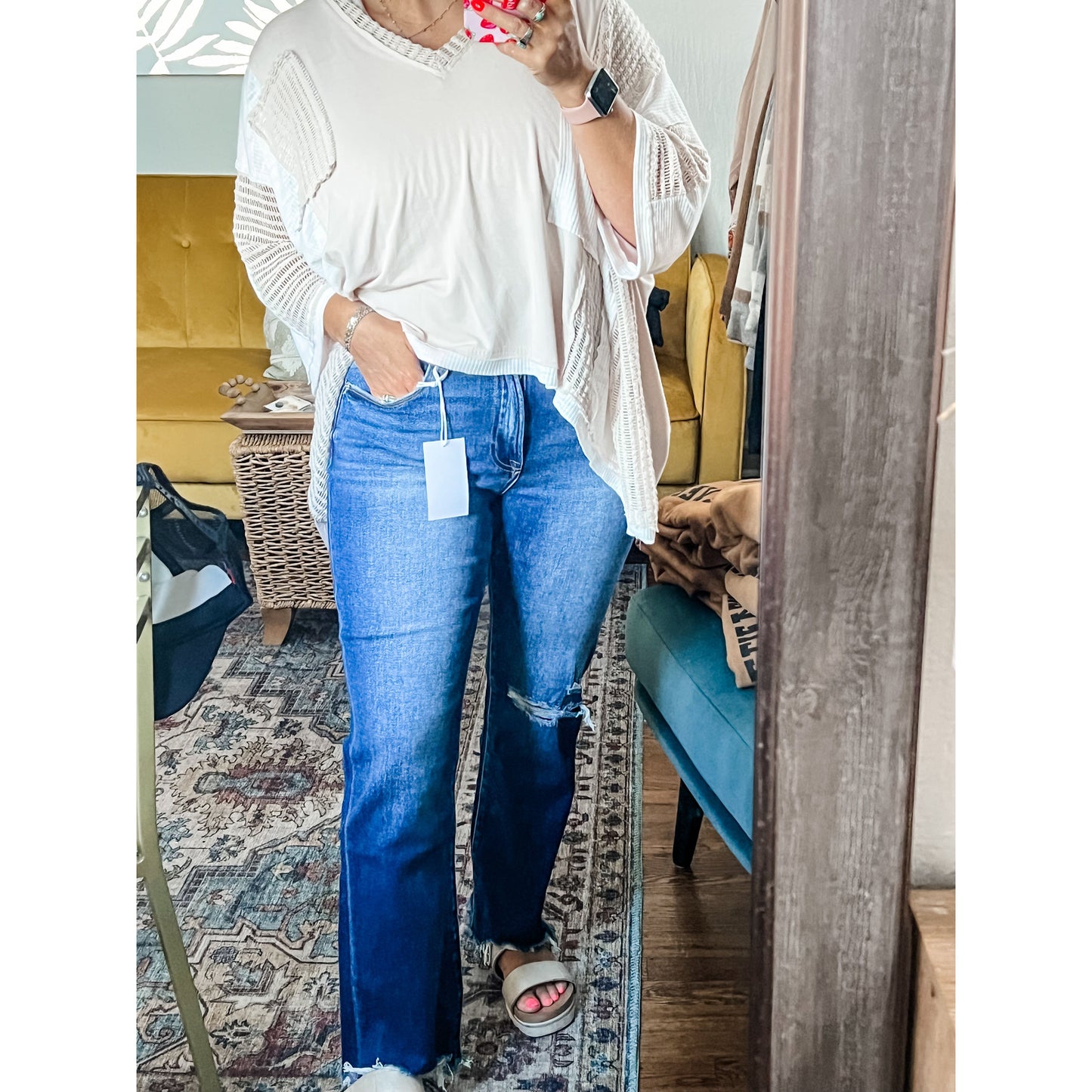 Ditzy Distressed Denim