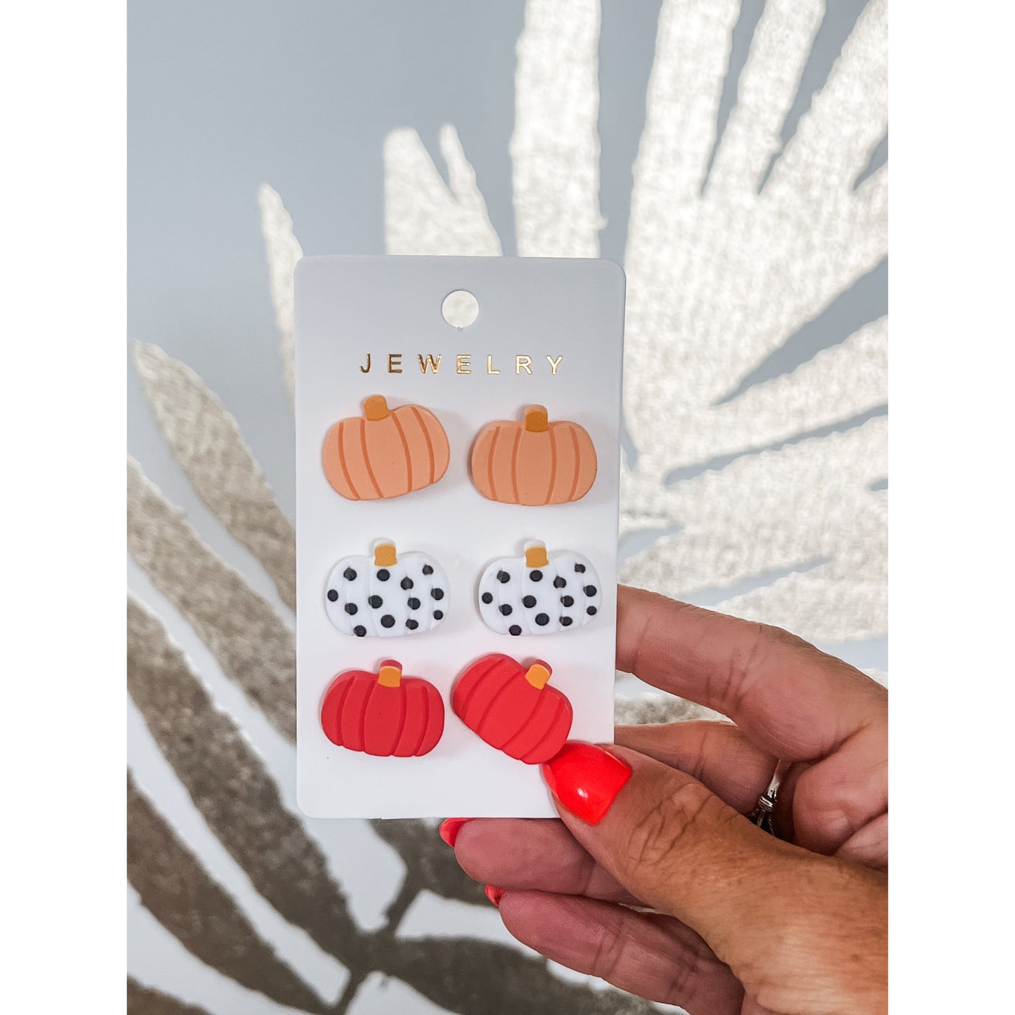 Pumpkin Earring Set