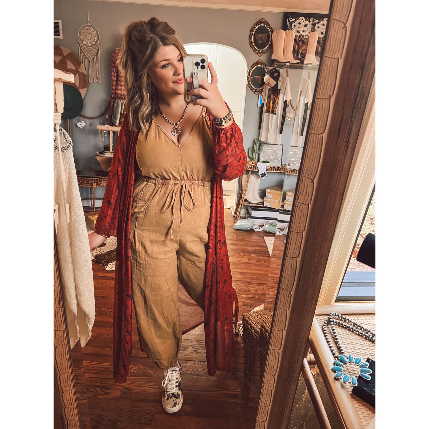 Cowgirl Collage Duster