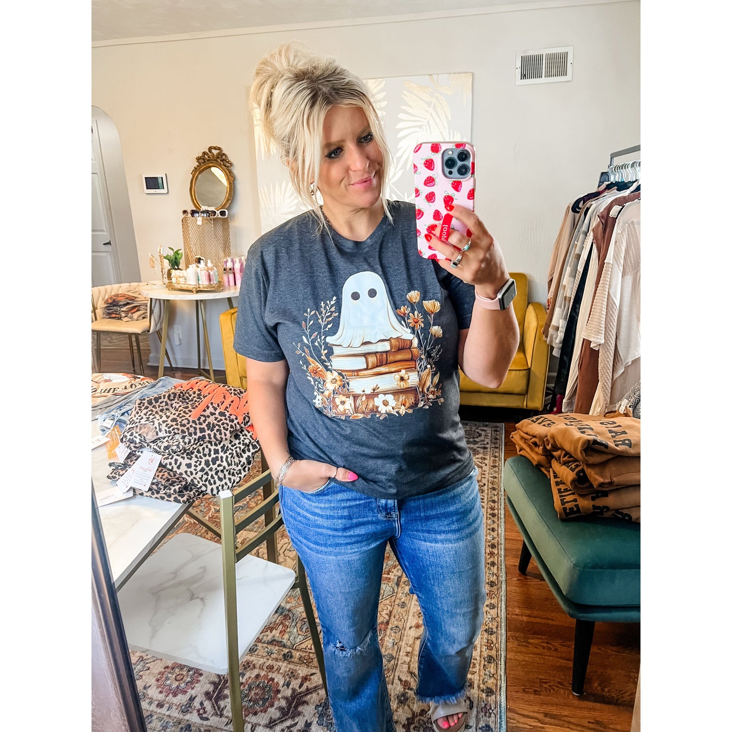 Book Loving Boo Tee