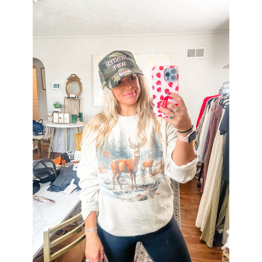 Retro Deer Sweatshirt