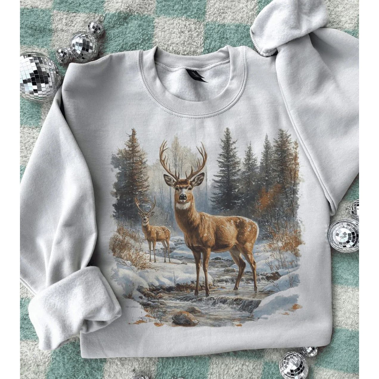 Retro Deer Sweatshirt