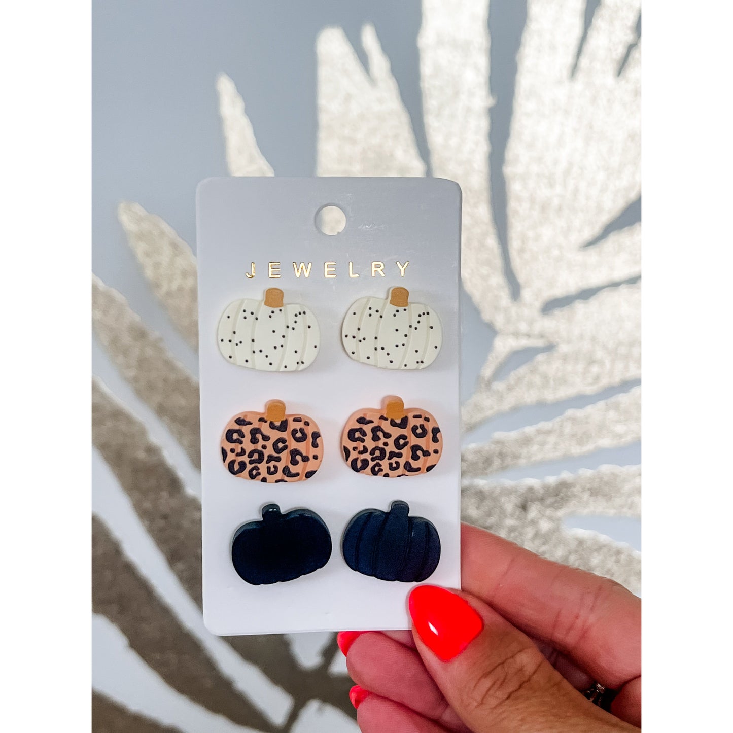 Pumpkin Earring Set