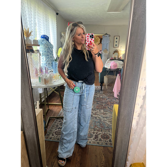 Jovie Tie Waist Jean