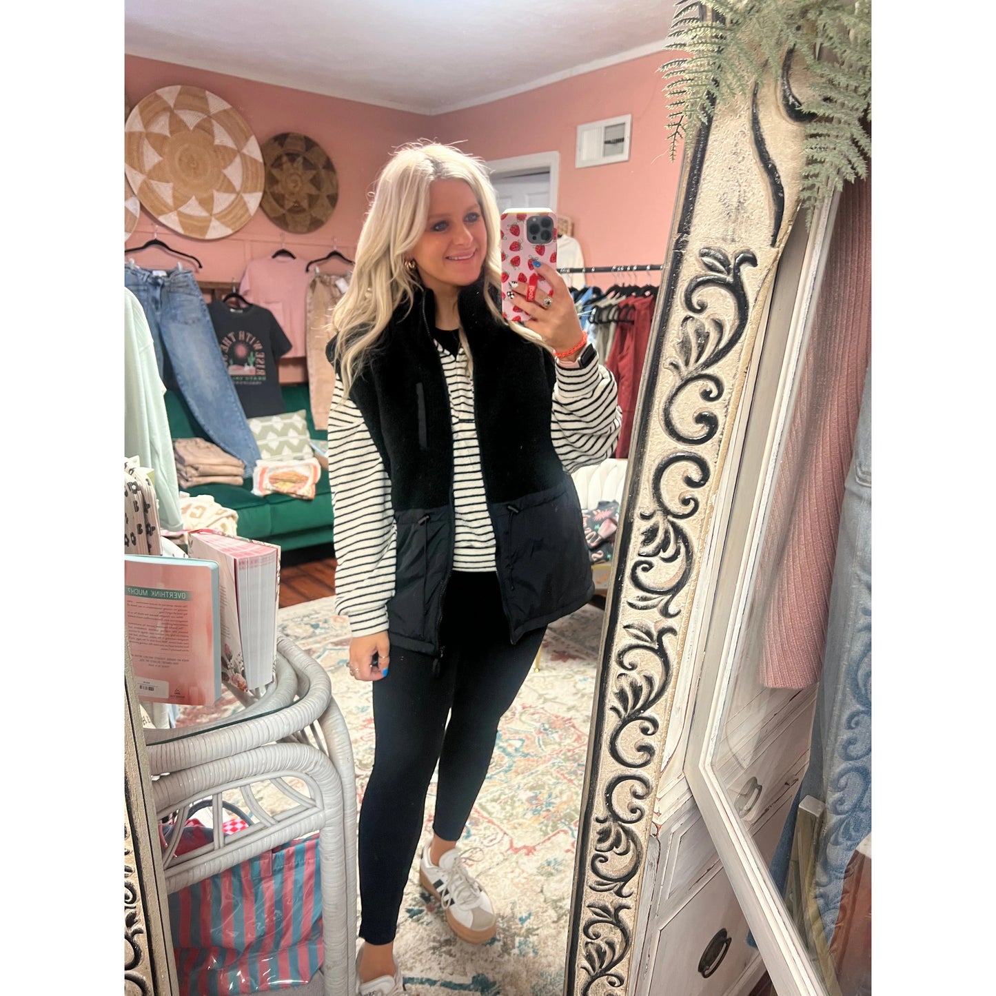 Black Cozy Vest
