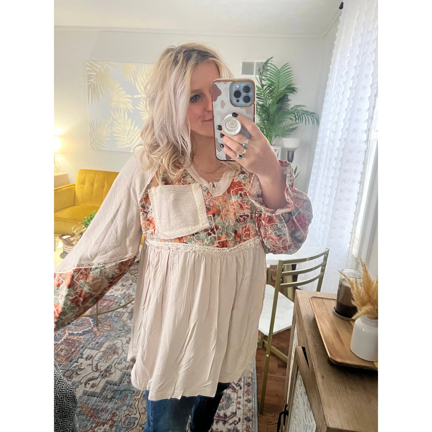 Fall Floral Top