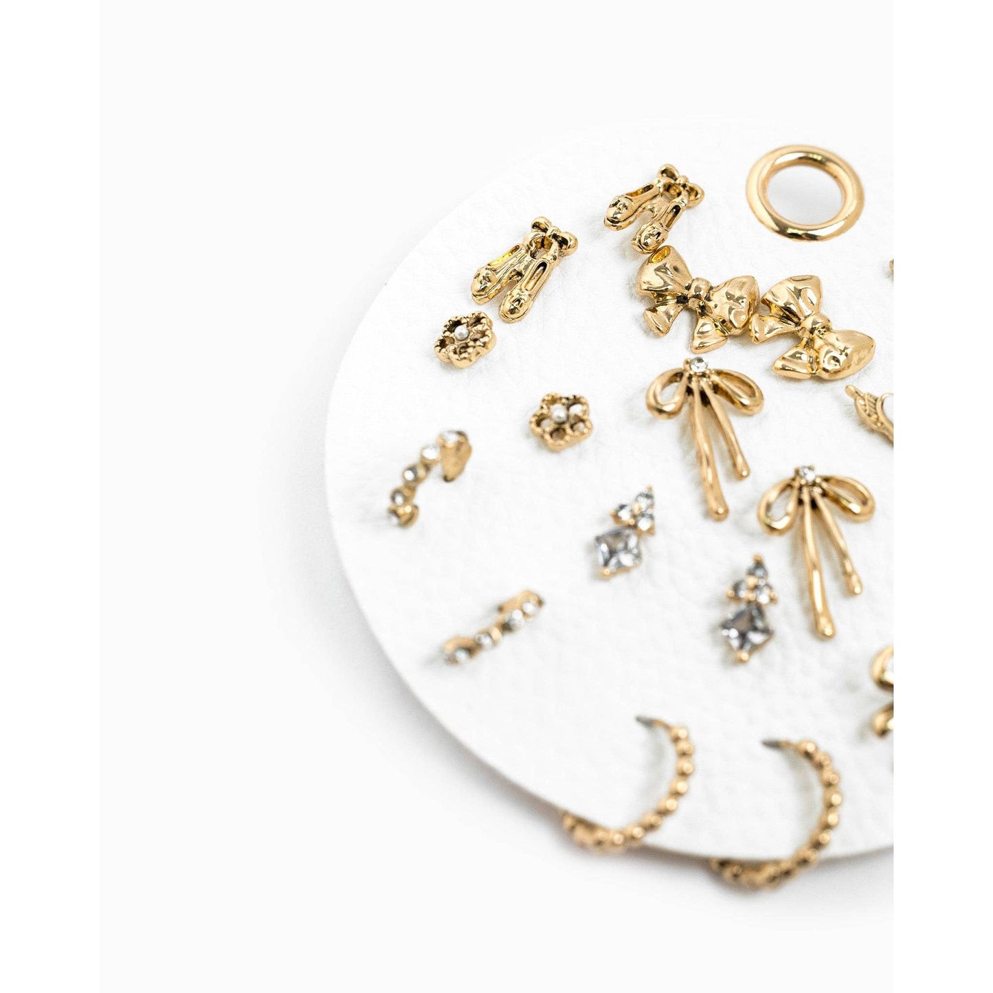 Antique Coquette Ballet Earrings Set of 10