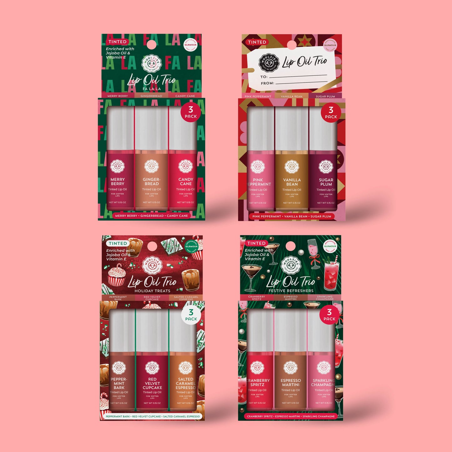 Holiday Tinted Lip Oil Trio