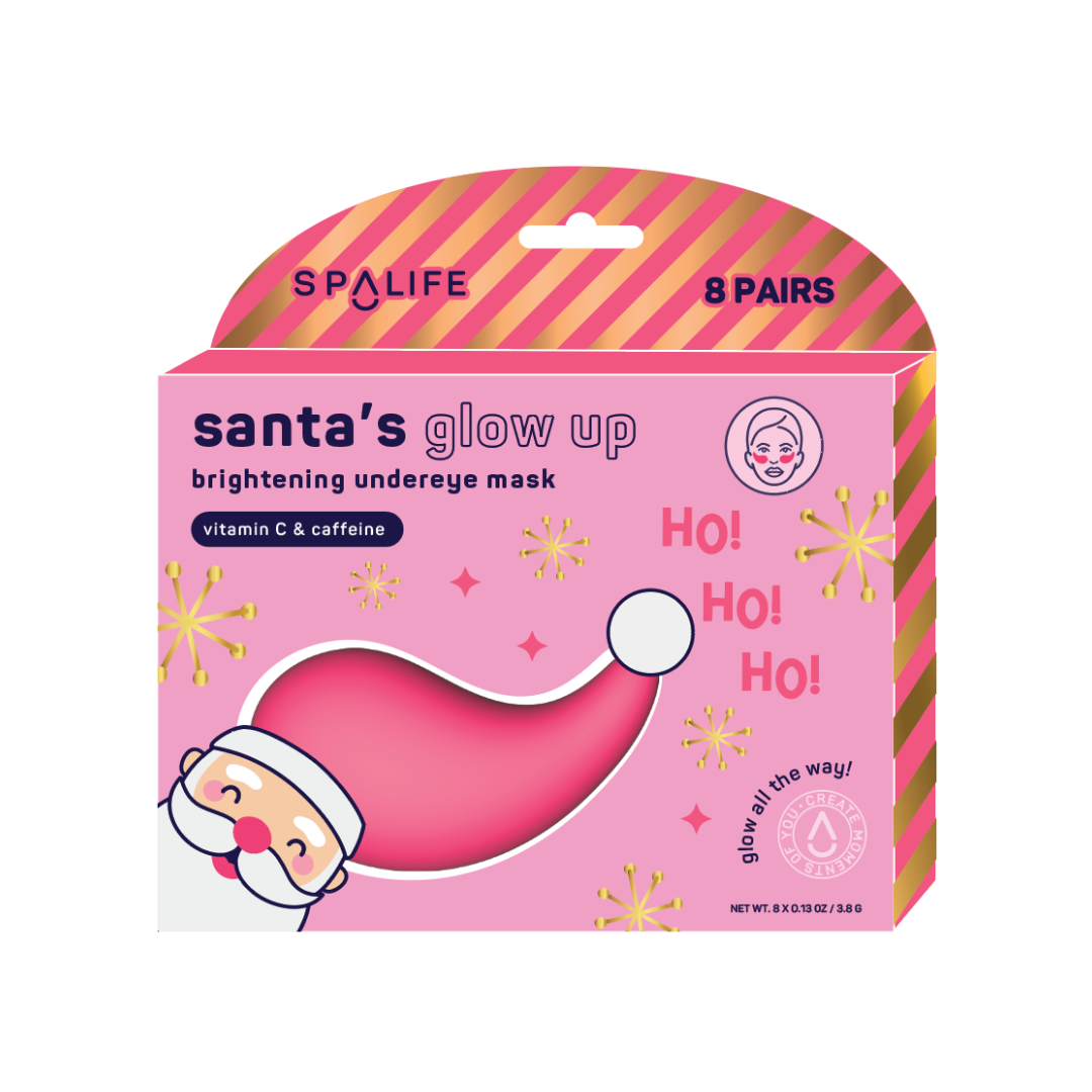 Christmas Holiday Santa's Glow Up Brightening Undereye Masks