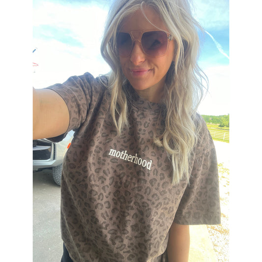 Motherhood Leopard Tee