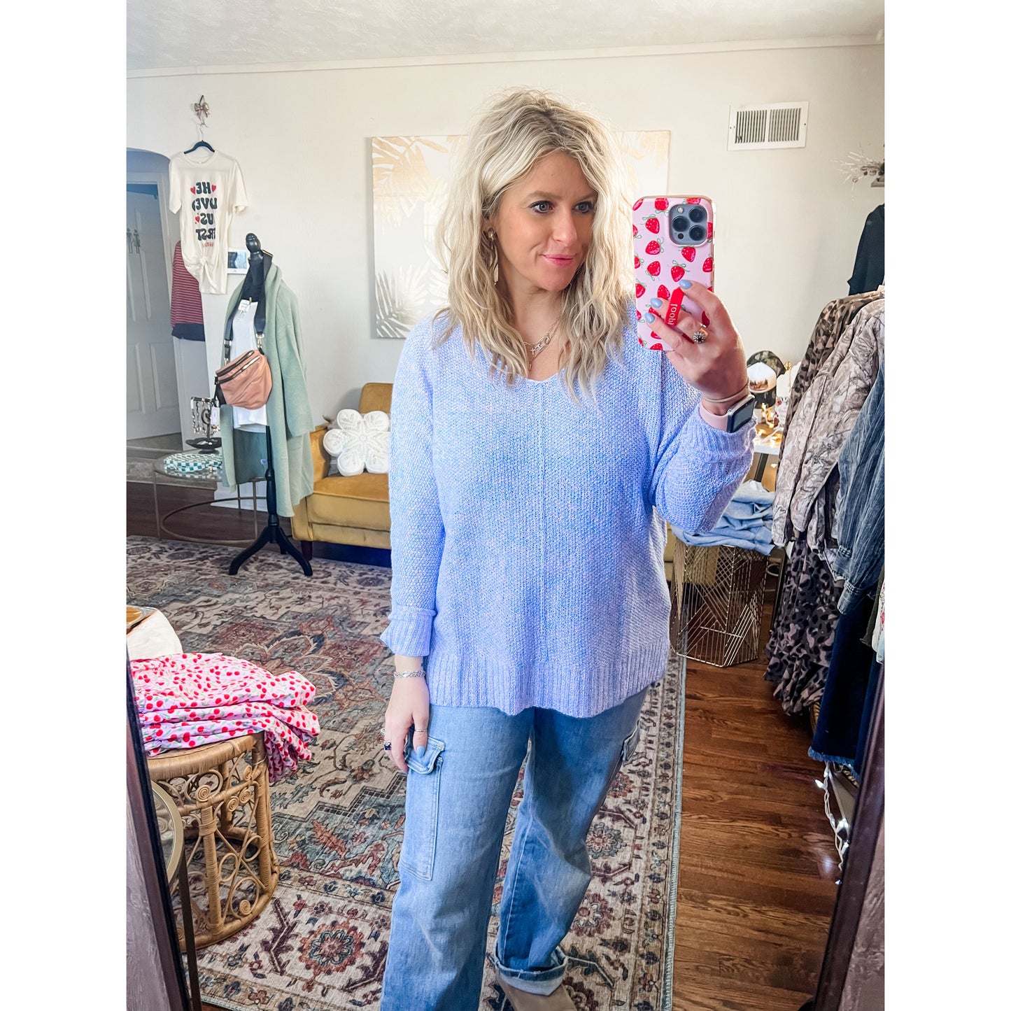 Textured Pullover Sweater