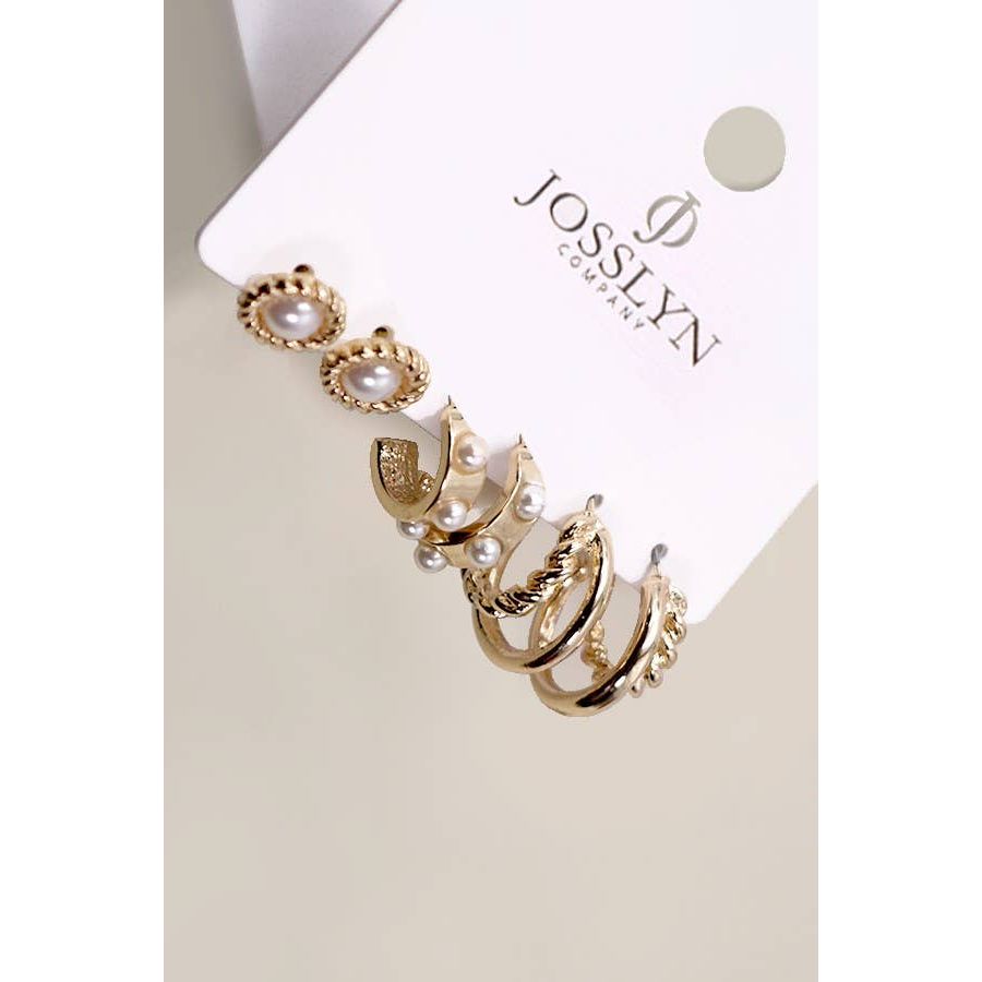 Pear Earring Set