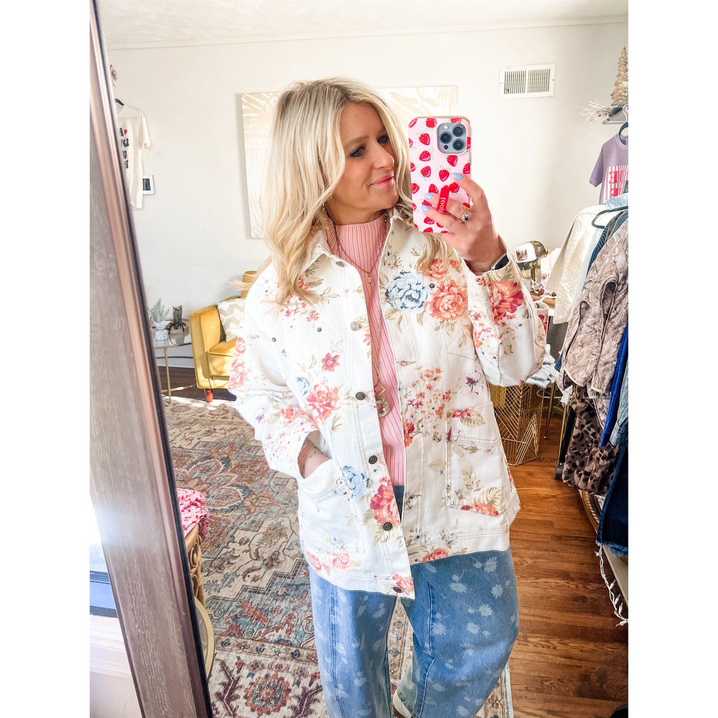 Blush Pink Short Sleeve Sweater