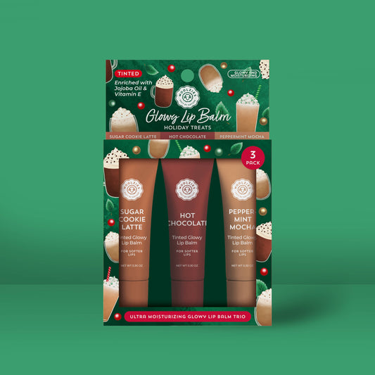Holiday Treats Glowy Lip Balm Trio