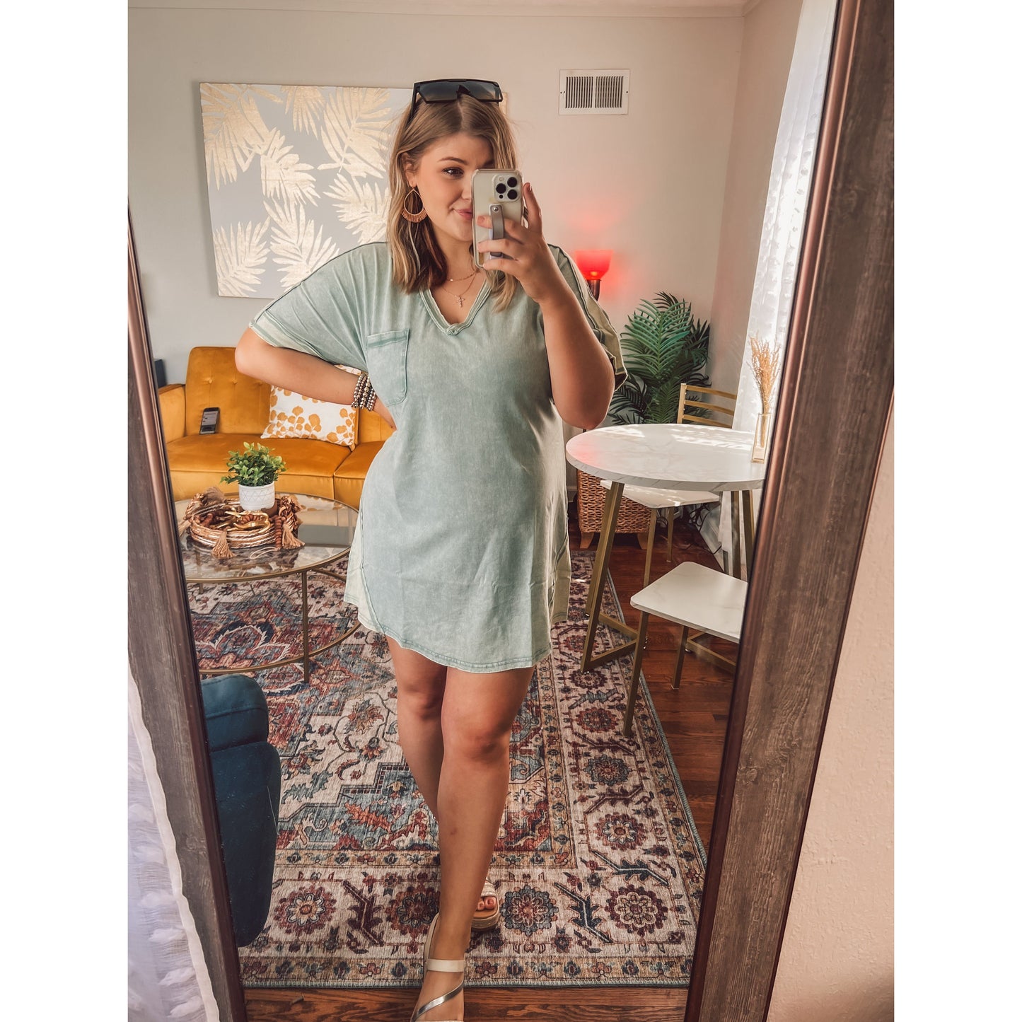 Vintage Washed T-shirt Dress