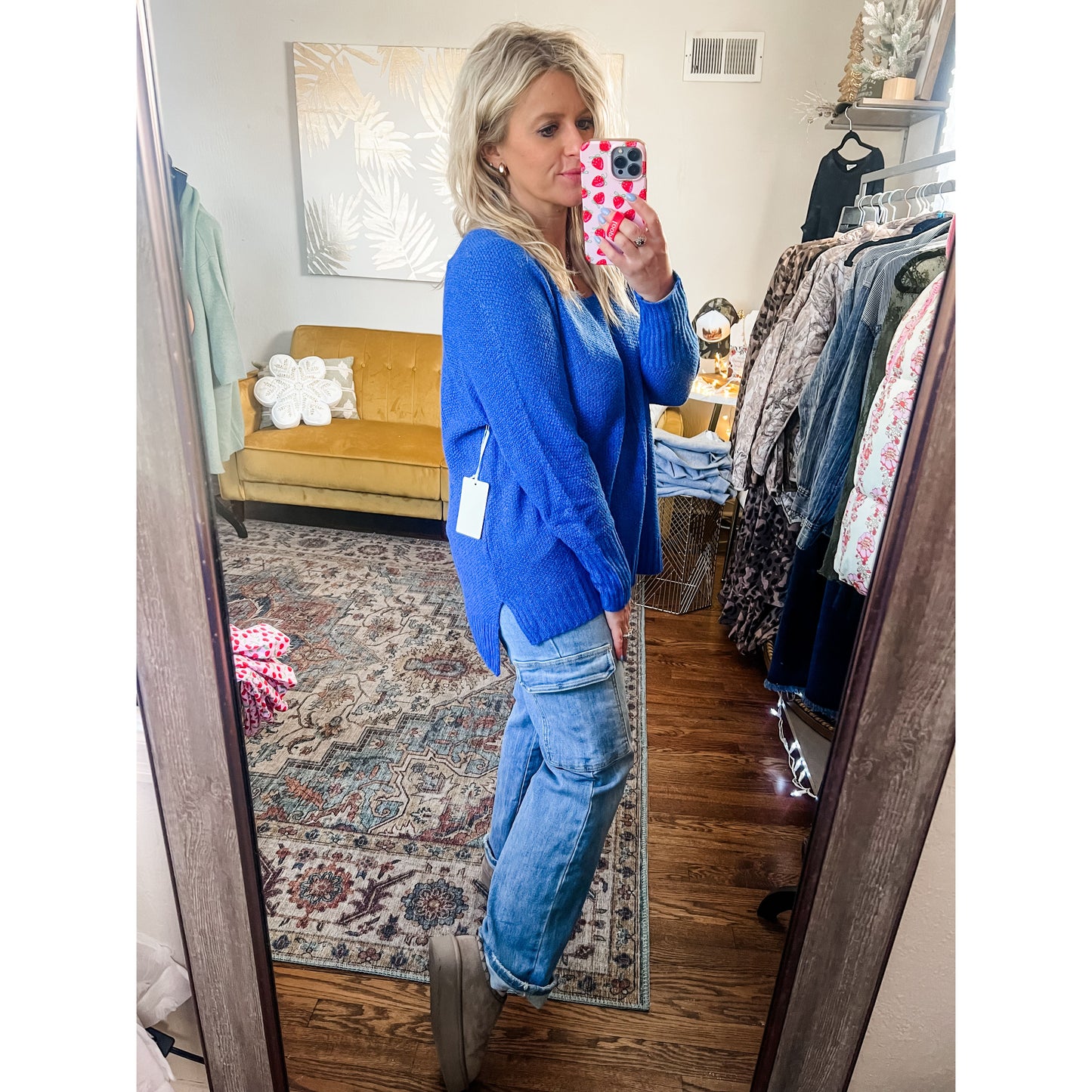 Textured Pullover Sweater