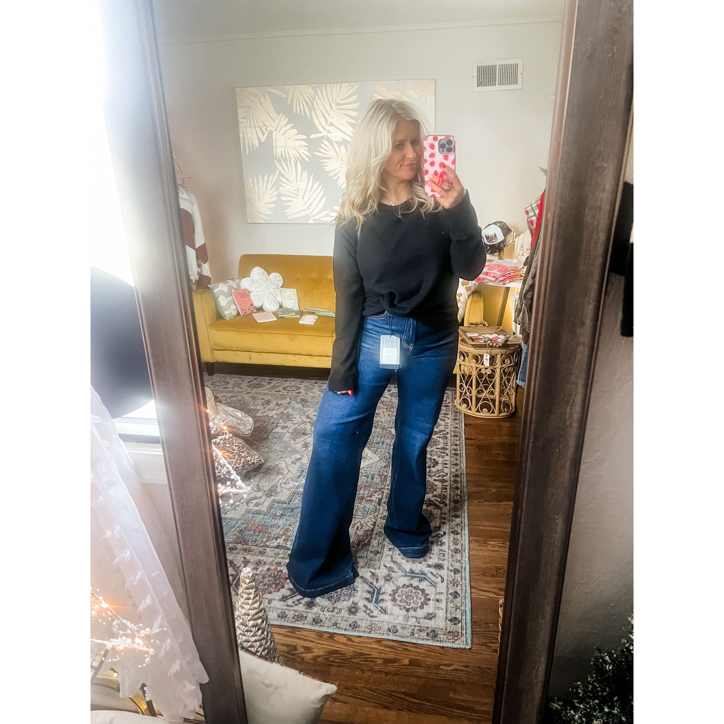 Hannah Wide Leg Jean