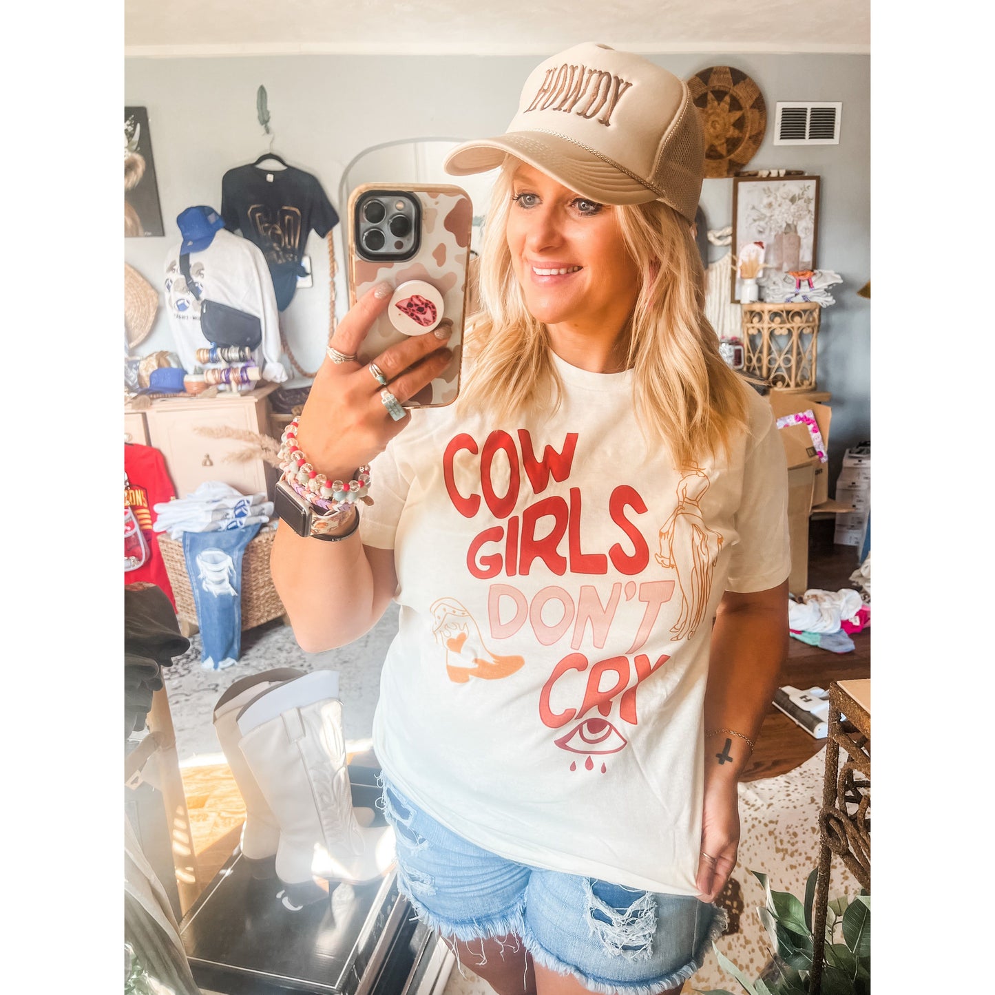 Cowgirls Don't Cry Tee