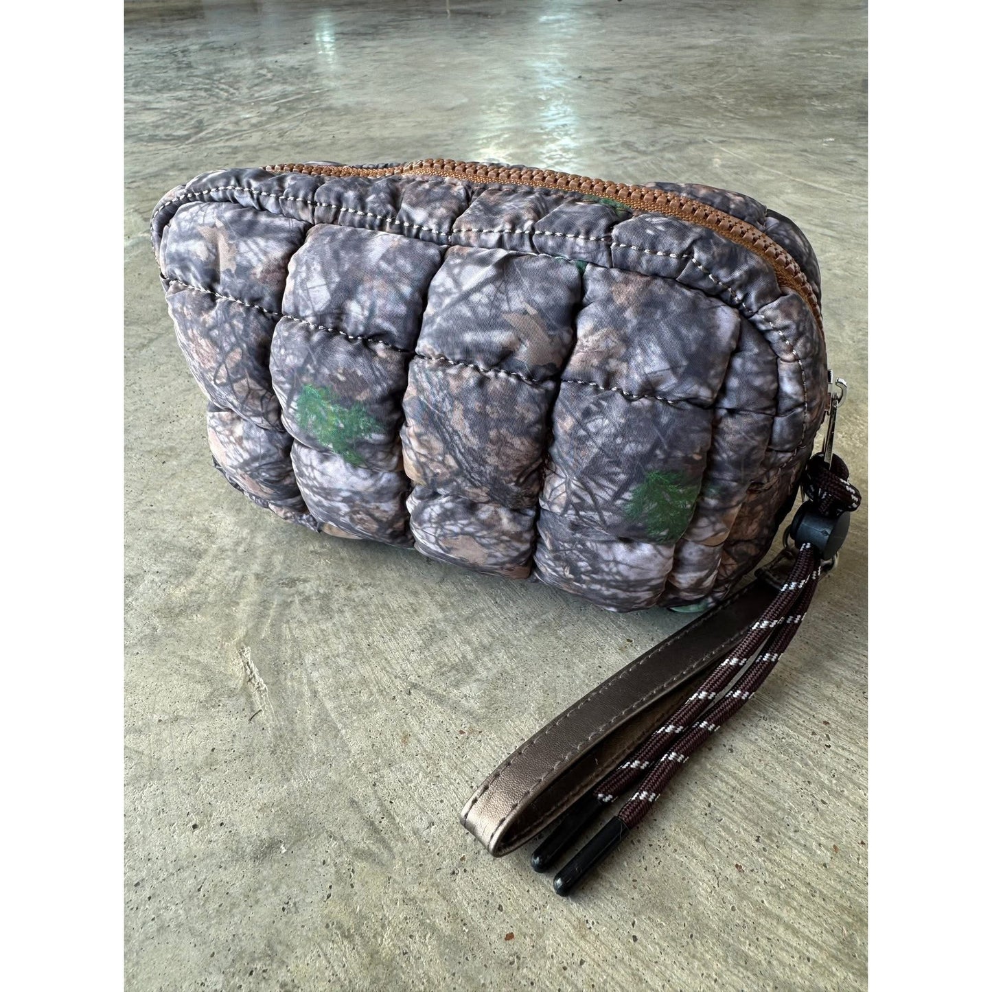 Camo Puff Clutch