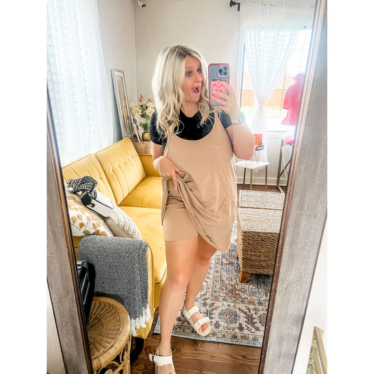 Mineral Washed Dress