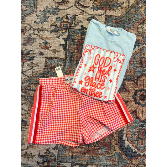 Red Checkered Boxer Shorts