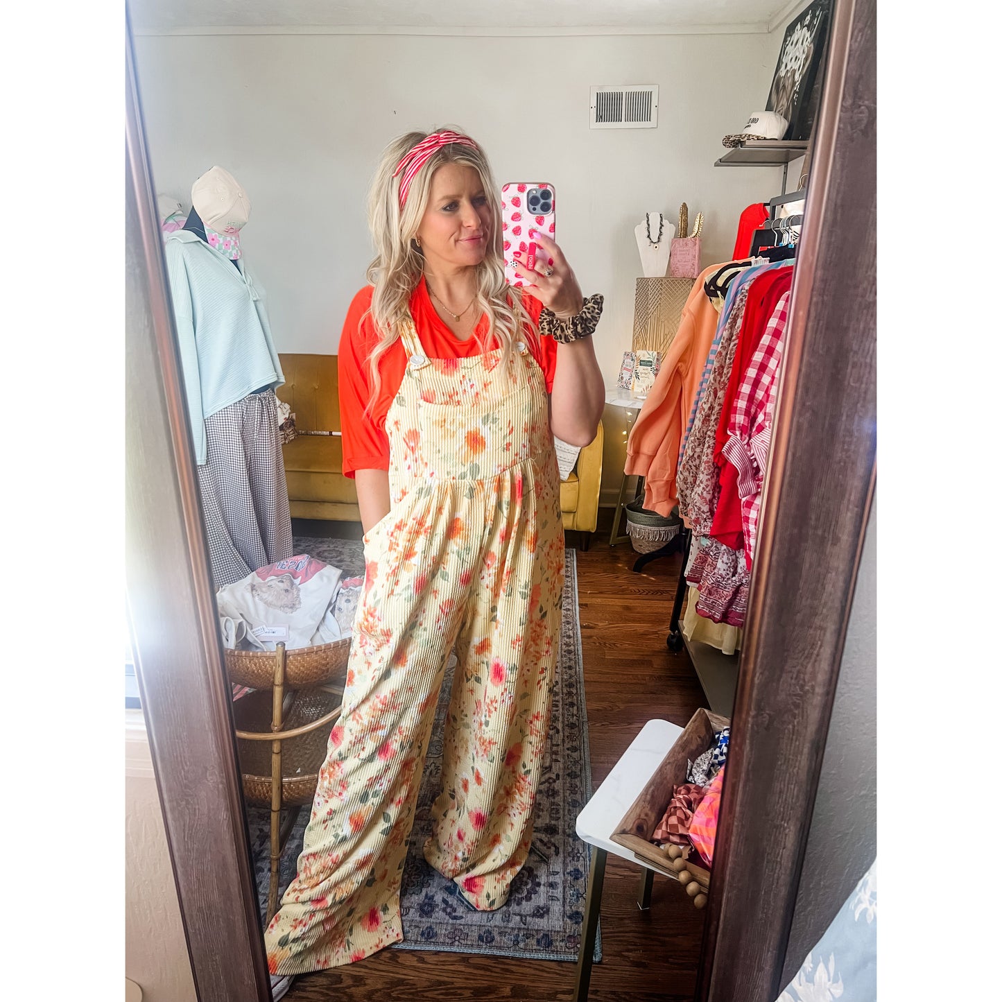 Floral Boho Overalls