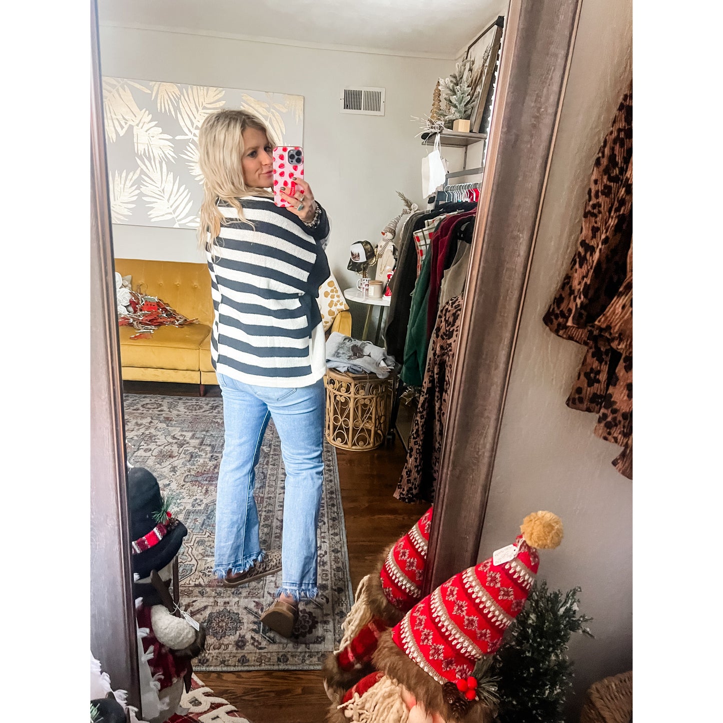 Striped Color Block Sweater