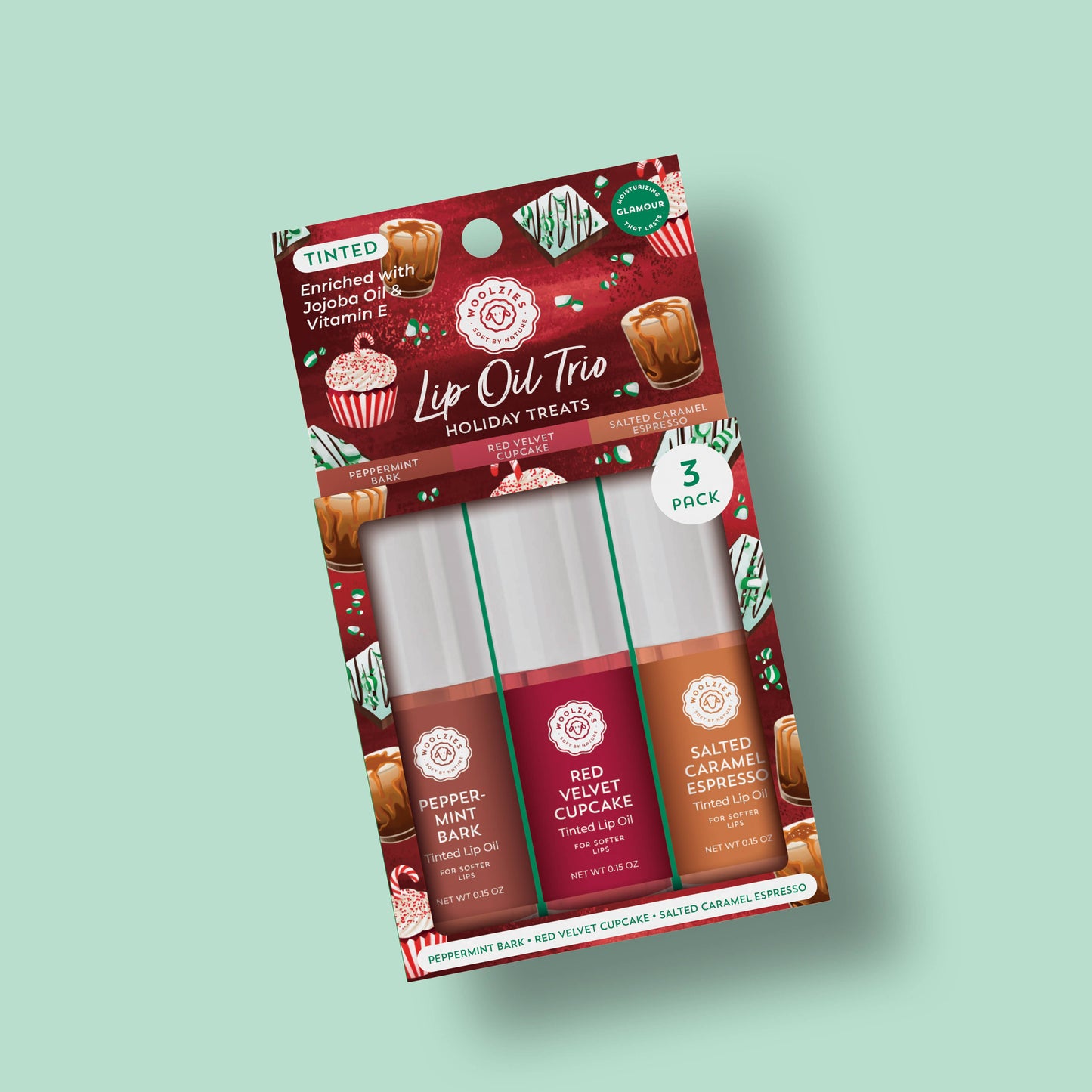 Tinted Lip Oil Trio – Holiday Treats