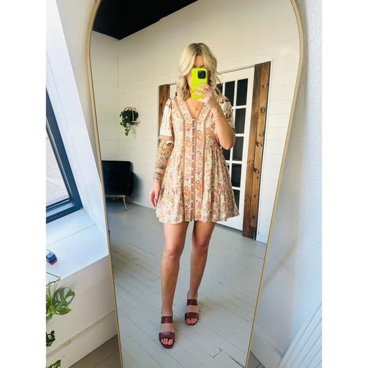 Vintage Printed Dress