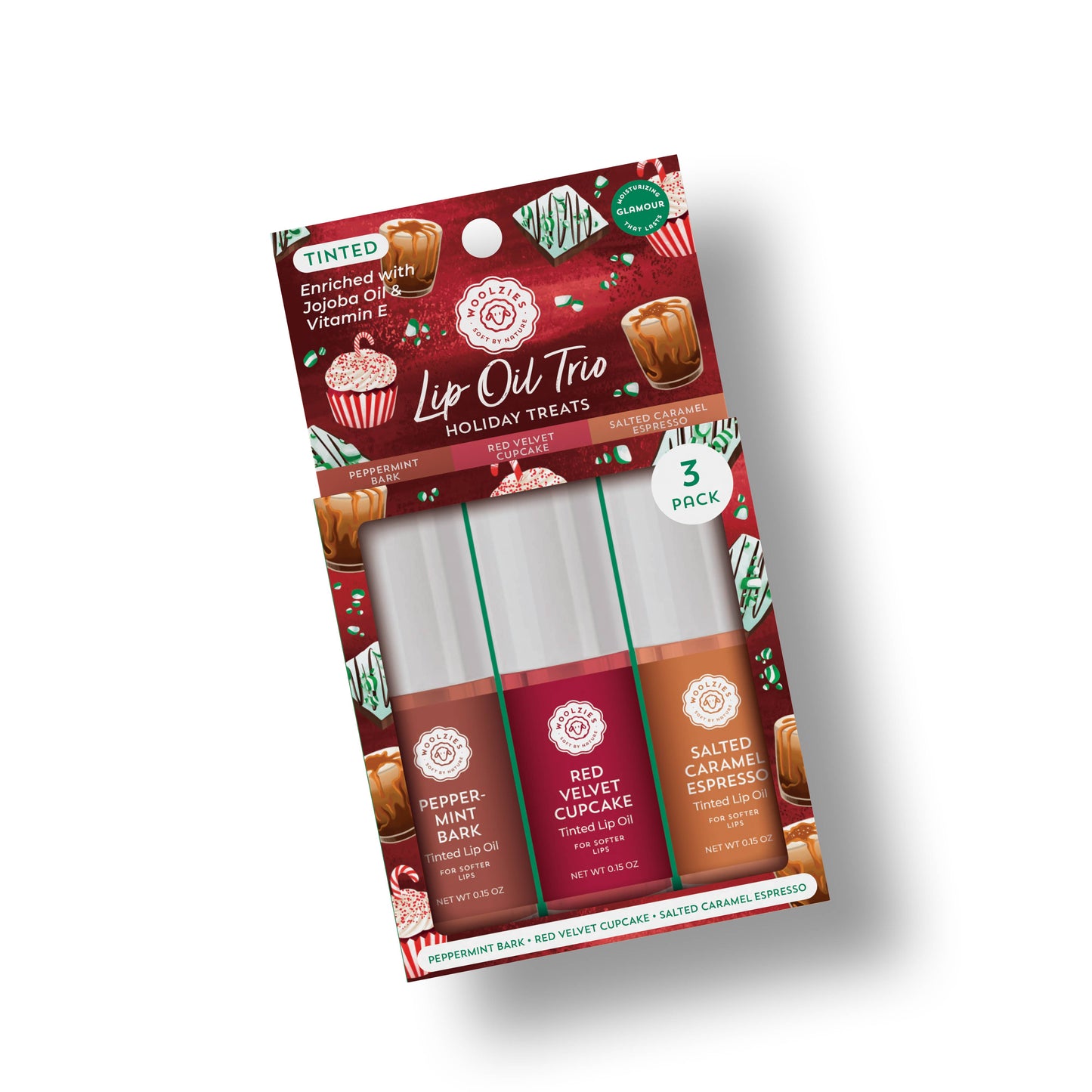 Tinted Lip Oil Trio – Holiday Treats