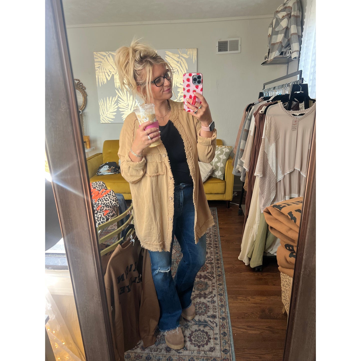Linen Button Up