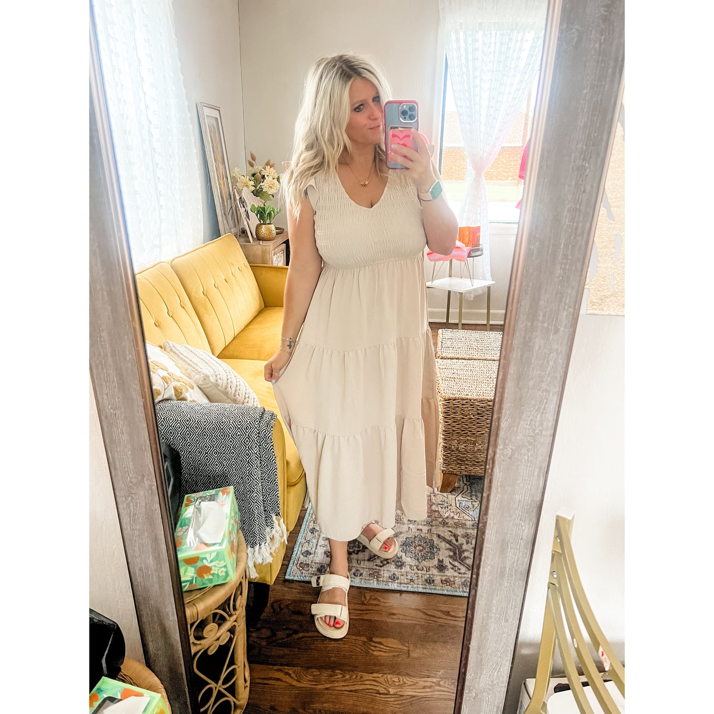 Flutter Sleeve Maxi