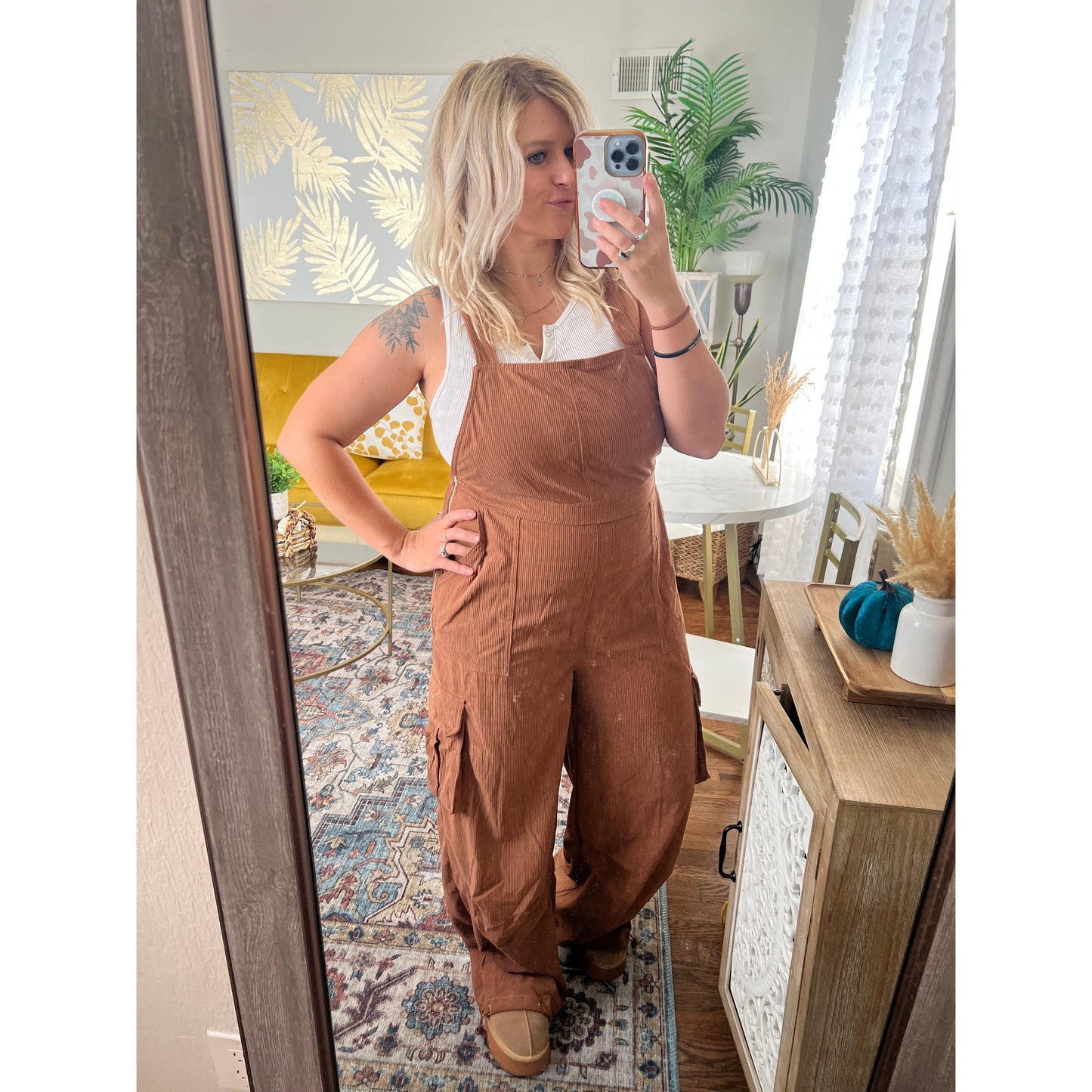 Corduroy Cargo Overalls