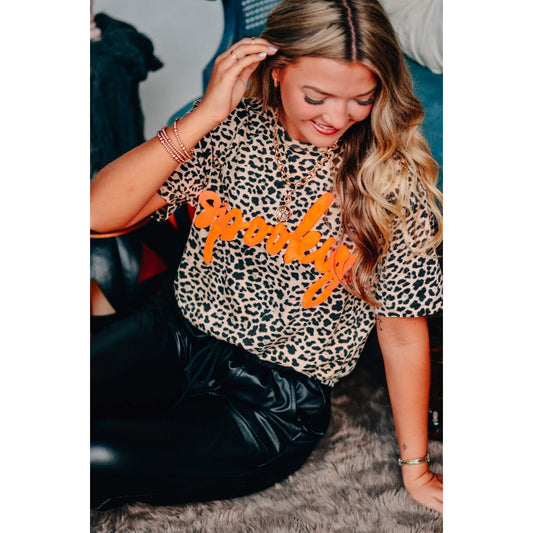 Spooky Leopard Tee