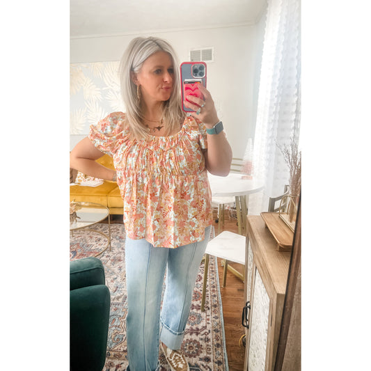 Floral Babydoll Top