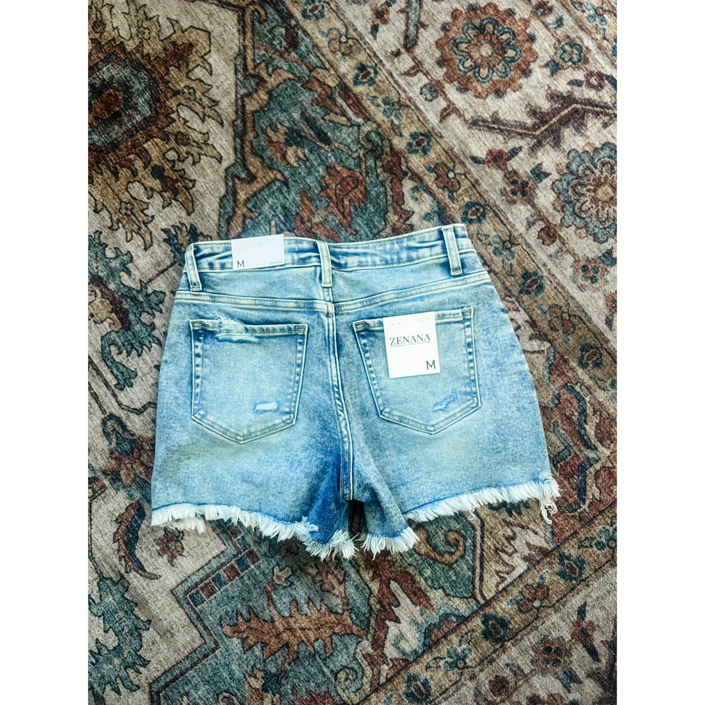 Wild Hem Denim Shorts