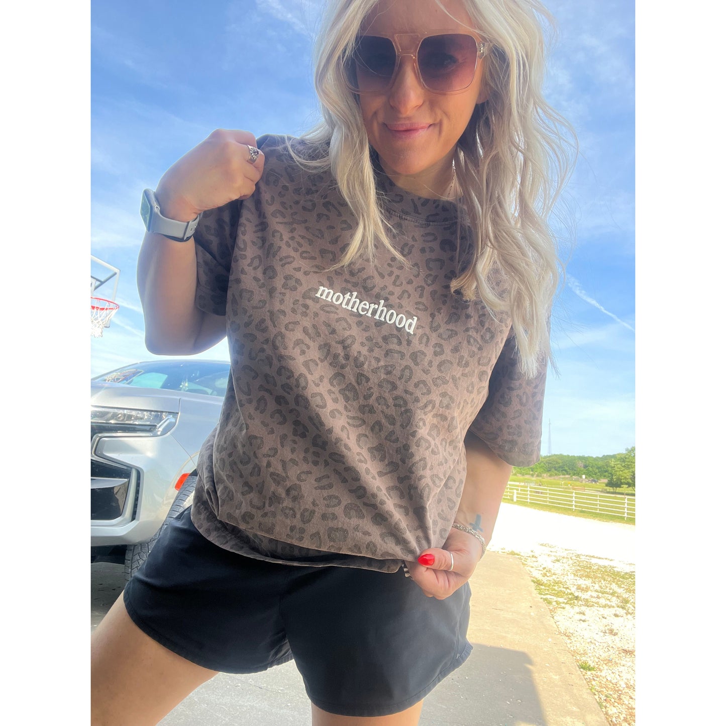 Motherhood Leopard Tee