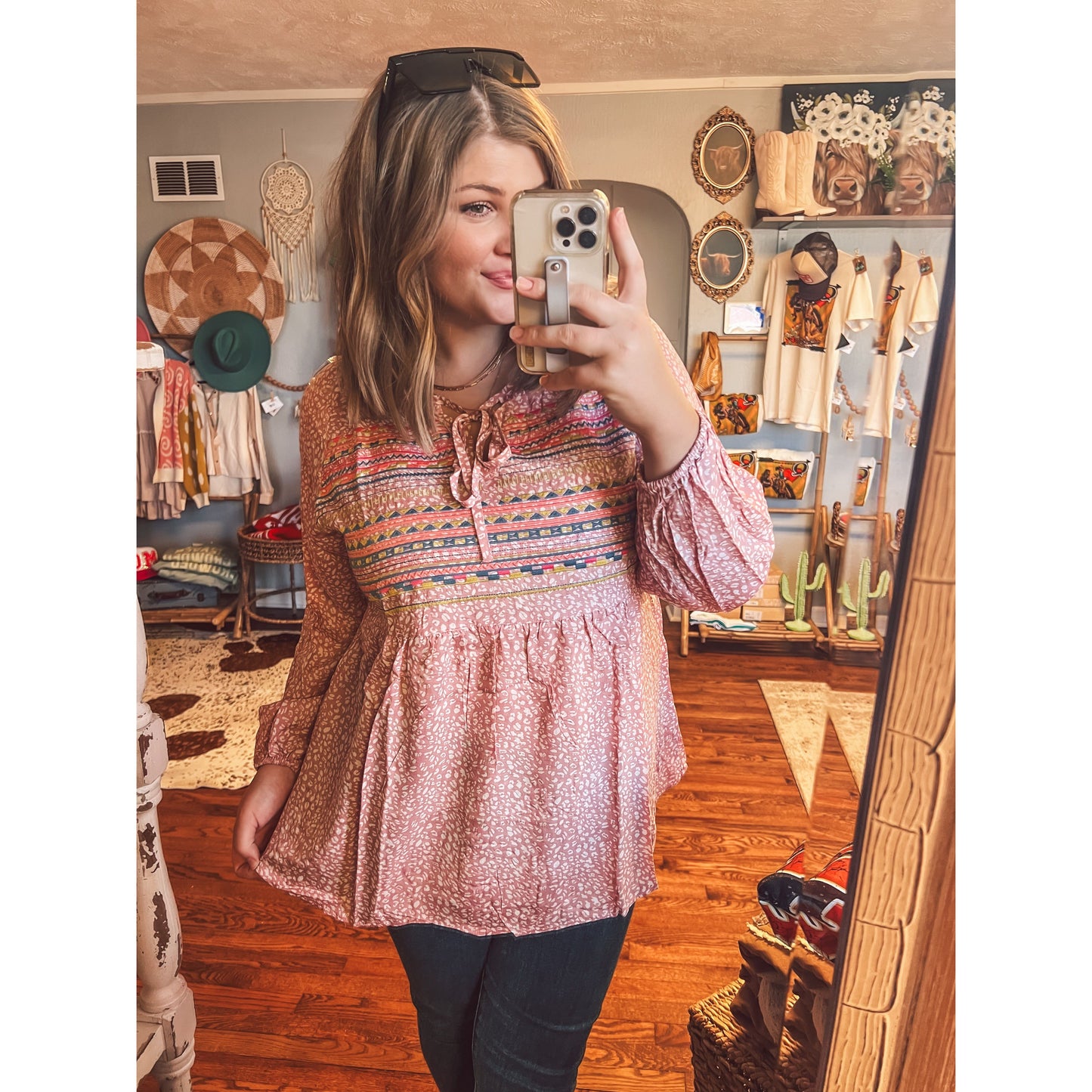 Spring Tribal Top