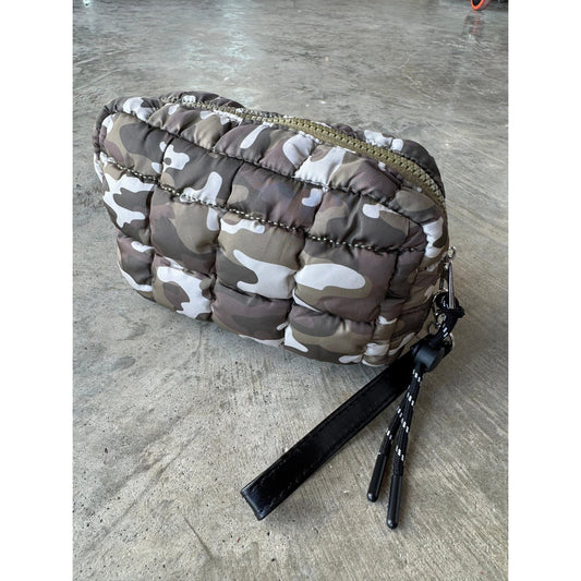 Camo Puff Clutch