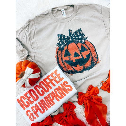 Jack O Lantern Bow Tee