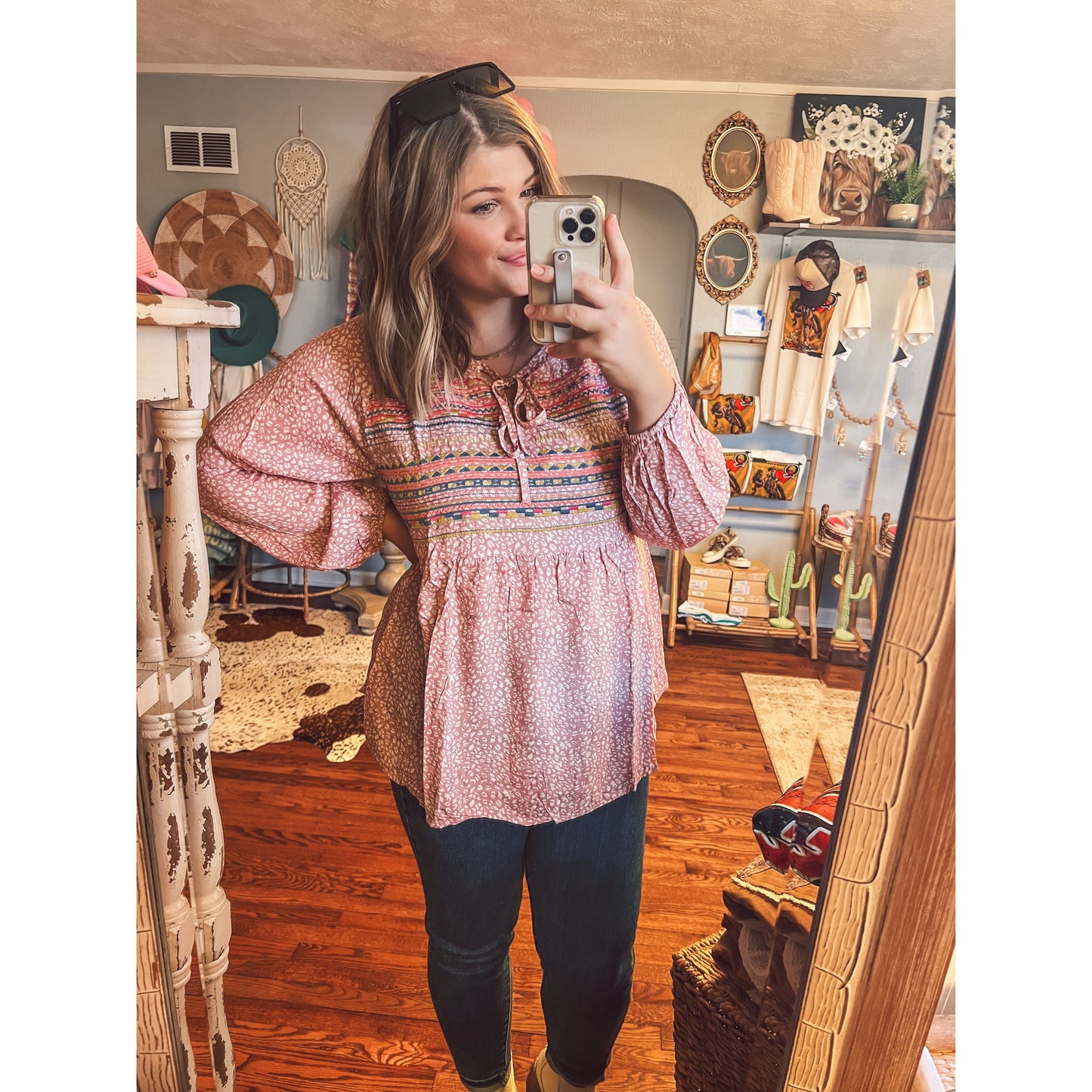 Spring Tribal Top