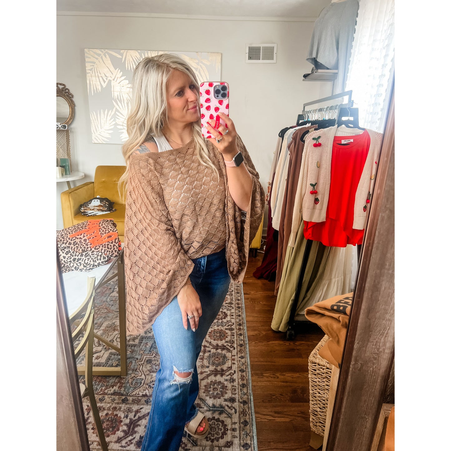 Free Spirit Bell Sleeve Top