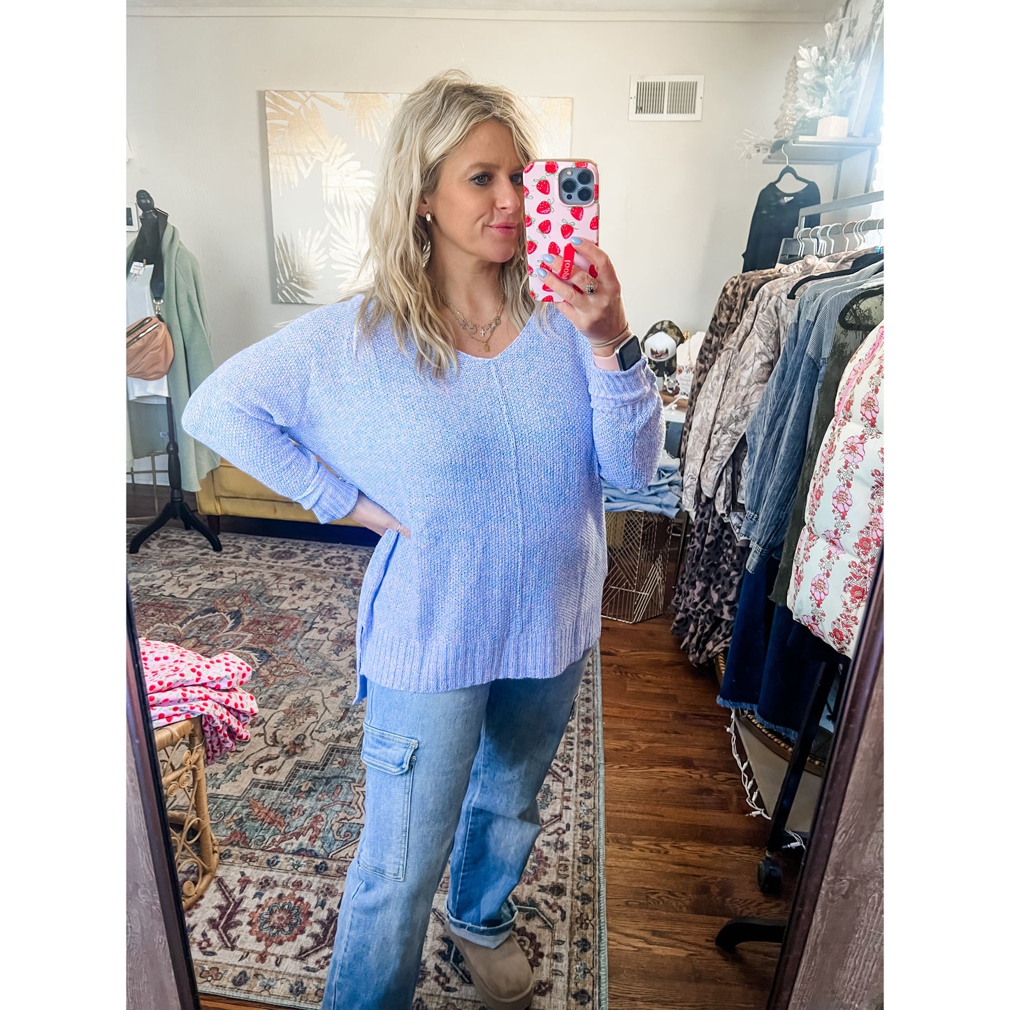 Textured Pullover Sweater